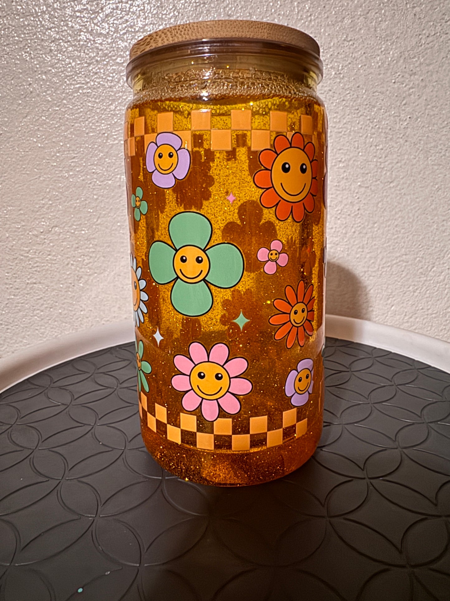 Handmade Snow Globe Tumbler – Ready to Ship 16oz Glitter Cup